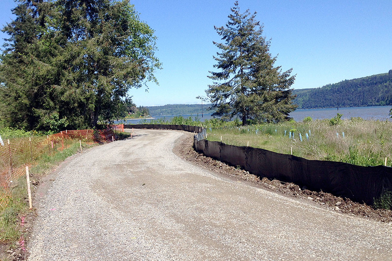 Construction underway on Discovery Bay section of Olympic Discovery Trail