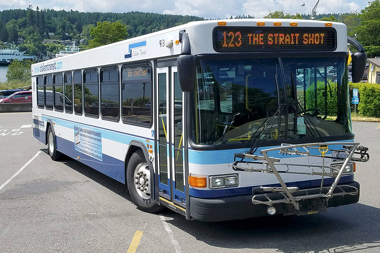Clallam’s ‘Strait Shot’ bus service to Bainbridge Island on track for June 17 start