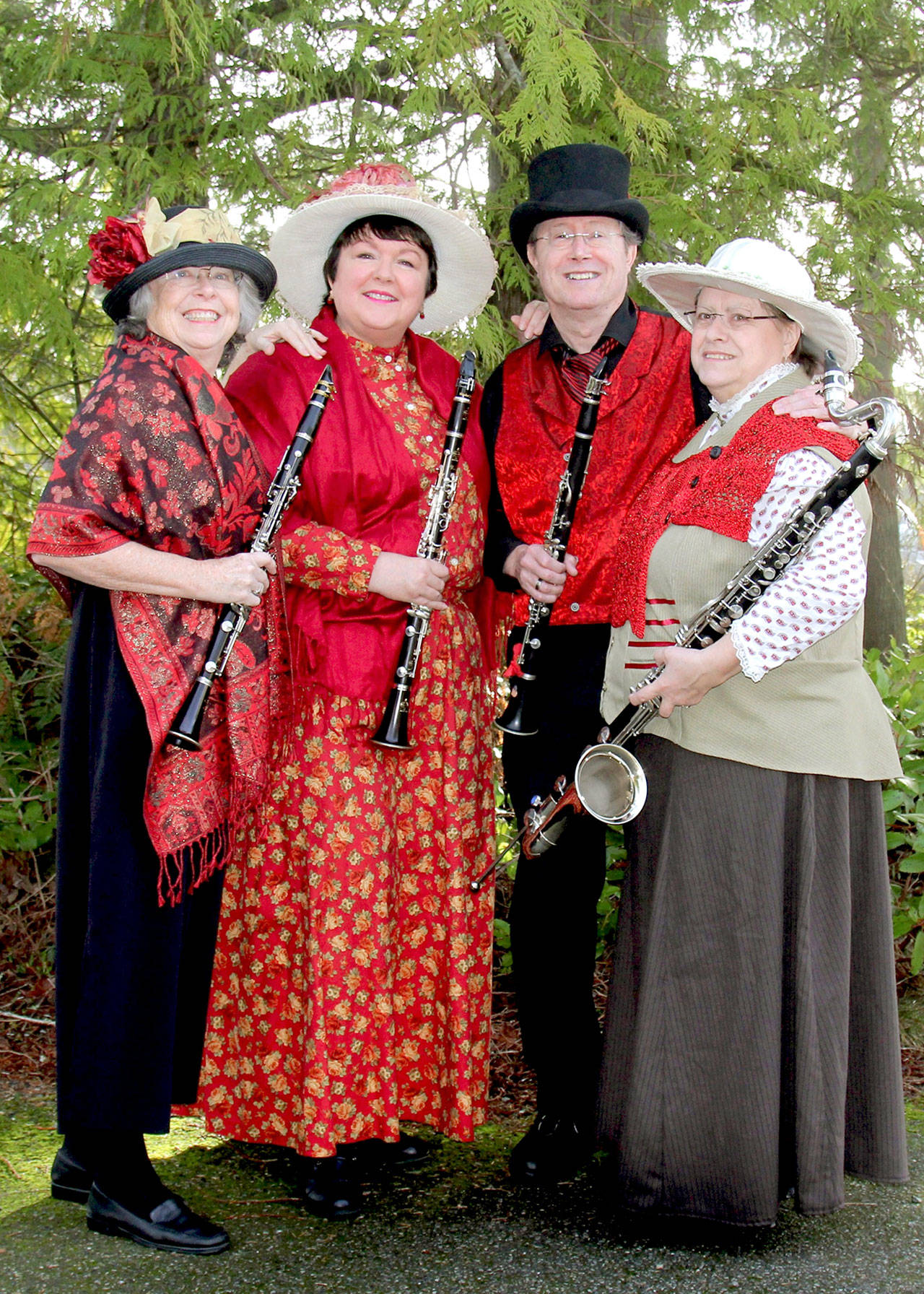 From left are members of Toot Sweet: Janet Proebstel, Nancy Peterson, Mark Holman and Vicky Blakesley.