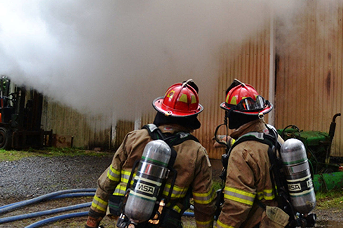 Port Townsend auto repair shop burns on Cape Road Peninsula