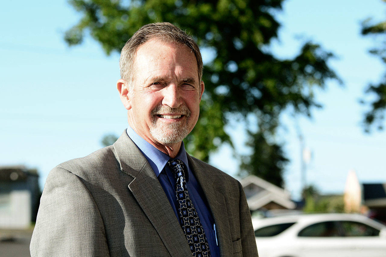 The Port Angeles School District Board of Directors approved Superintendent Marc Jackson’s retirement following the next school year during a meeting Thursday. (Jesse Major/Peninsula Daily News)