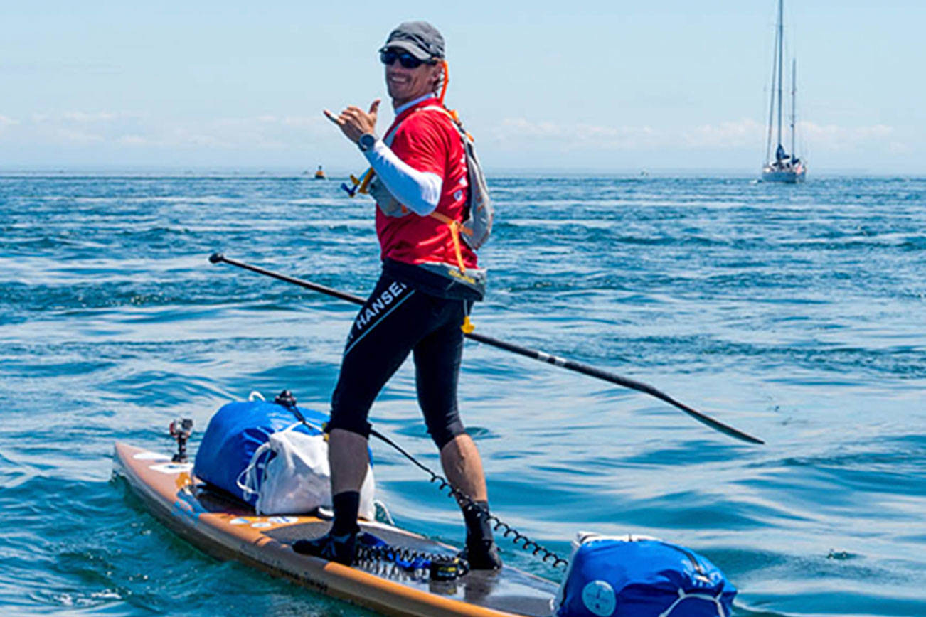 Orcas Island man becomes first ever to finish R2AK on paddle board
