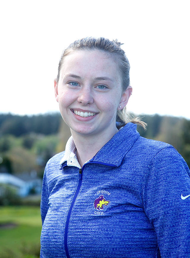 Sequim&rsquo;s Alex McMenamin is the All-Peninsula Girls Golf MVP for the fourth consecutive season. She averaged 35.82 strokes per nine holes this season, including a personal-best round of 4-under-par 32 at Cedars at Dungeness in a match against Port Angeles and North Kitsap. McMenamin won three Olympic League titles in her career and finished in the top 10 at the Class 2A state tournament all four seasons, including a sixth-place finish this season.
