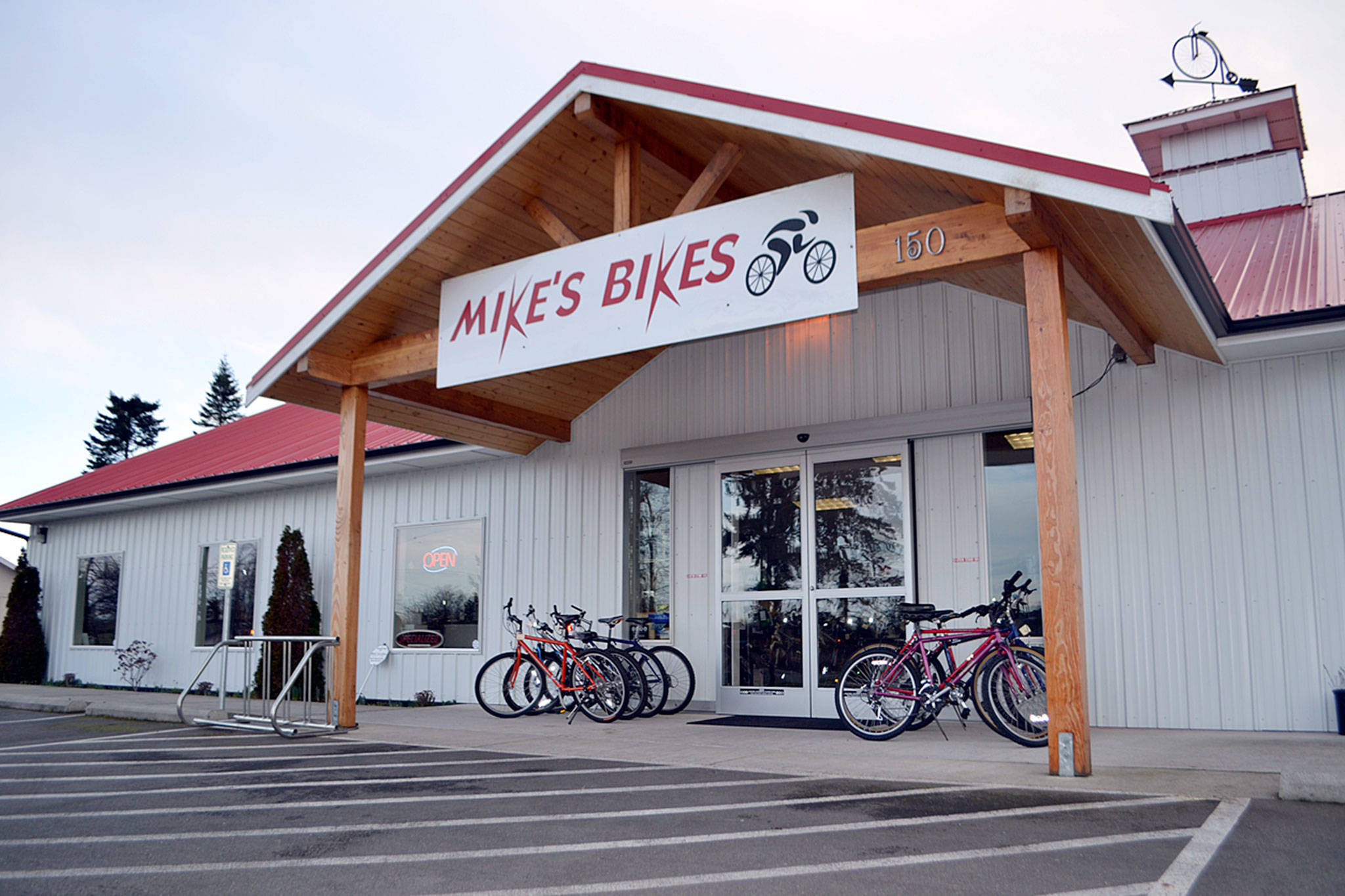 In 2013, Mike Wanner, owner of Mike’s Bikes in Sequim, changed his business’ name to All Around Bikes to avoid a lawsuit from a California company with the name trademarked.