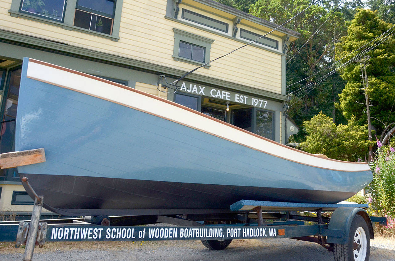 The Northwest School of Wooden Boat Building has bought the property of the now-closed Ajax Cafe. The school is currently working with the cafe’s owners to work out a long term lease that would allow Ajax to reopen. (Cydney McFarland/Peninsula Daily News)