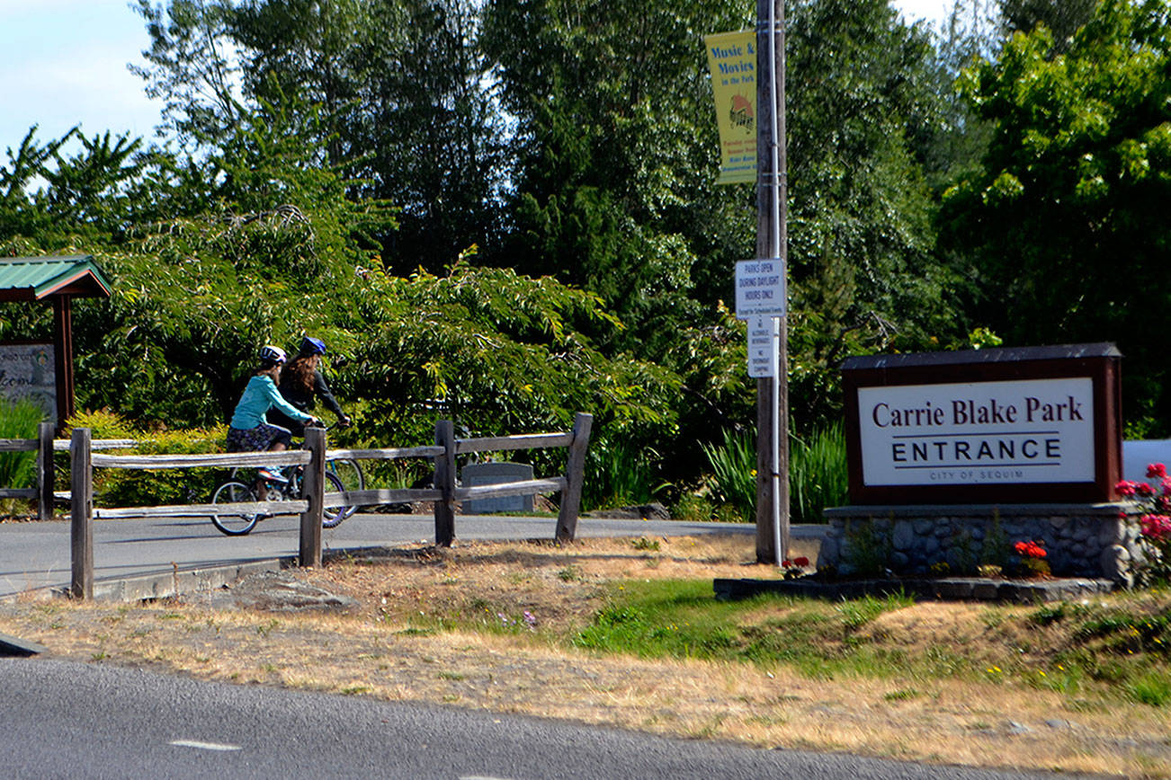 Entrance realignment for Sequim’s Carrie Blake Park set to begin mid-August
