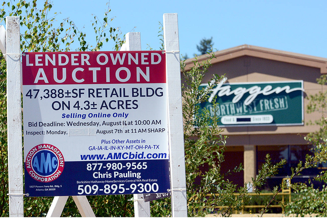 Building that once housed Haggen up for auction