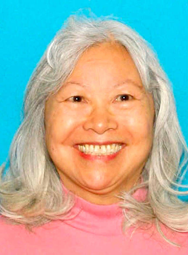 Anyone with information about the whereabouts of Sajean Geer, 71, is asked to call the Clallam County Sheriff’s Office at 360-417-2459 or 9-1-1.