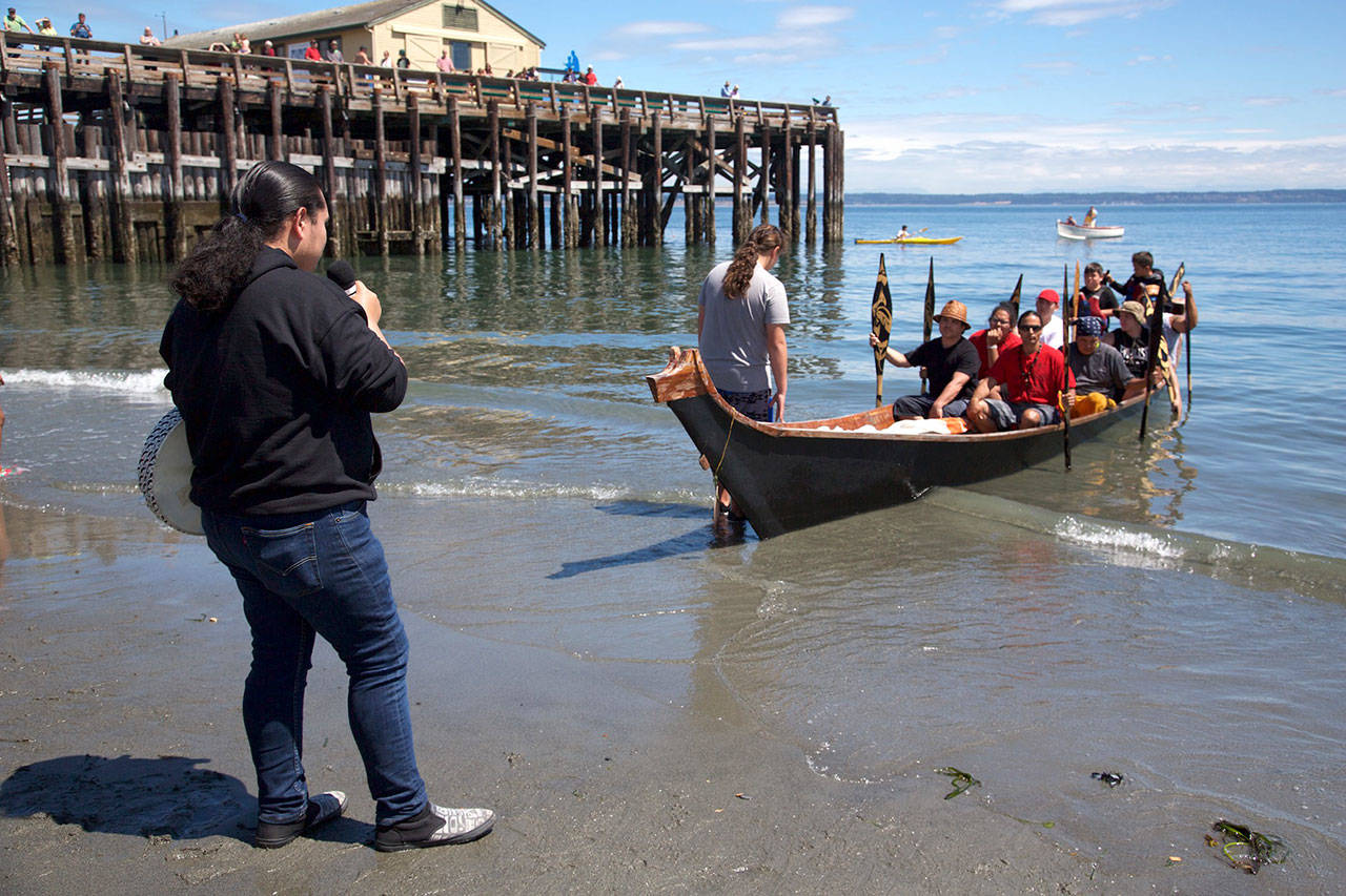 Stops on 2017 Canoe Journey set today at Jamestown, Monday in Port Angeles