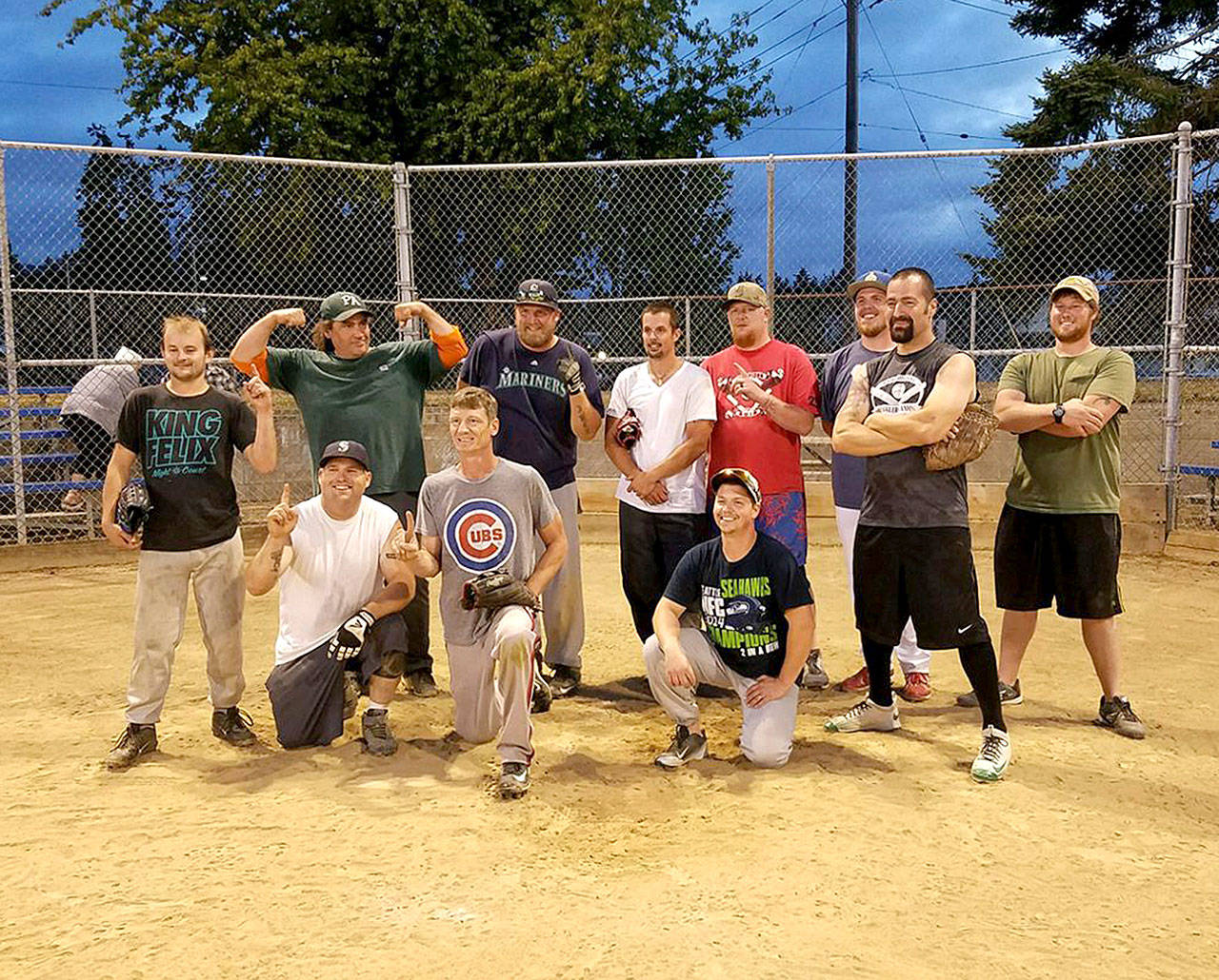 Kaboom Salon beat Evergreen Collision 7-6 in the Men’s Silver Division of the Port Angeles Parks and Rec softball tournament.