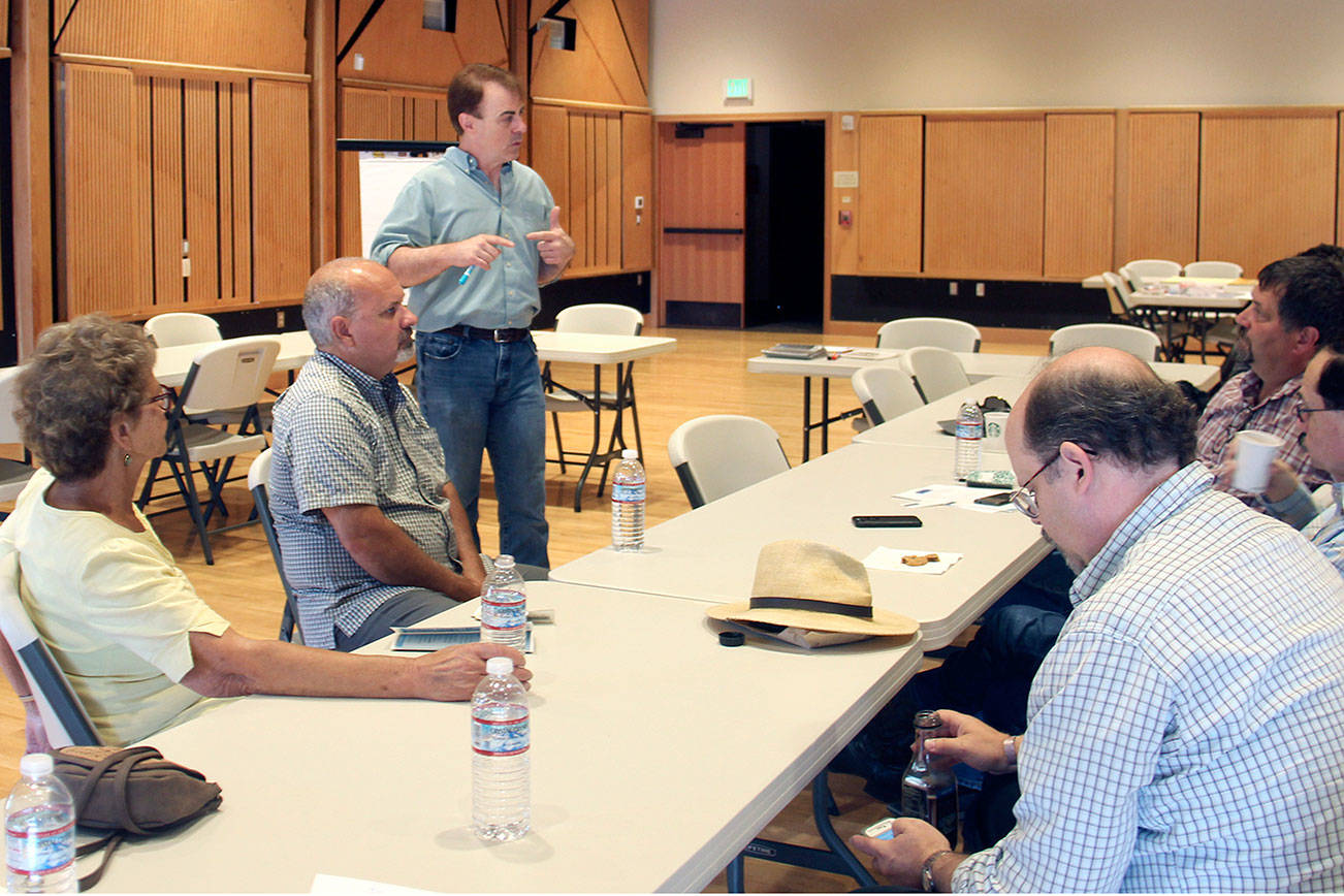 Economic Development Corp. hears ideas in Forks; town halls set today in Sequim, Thursday in Port Angeles