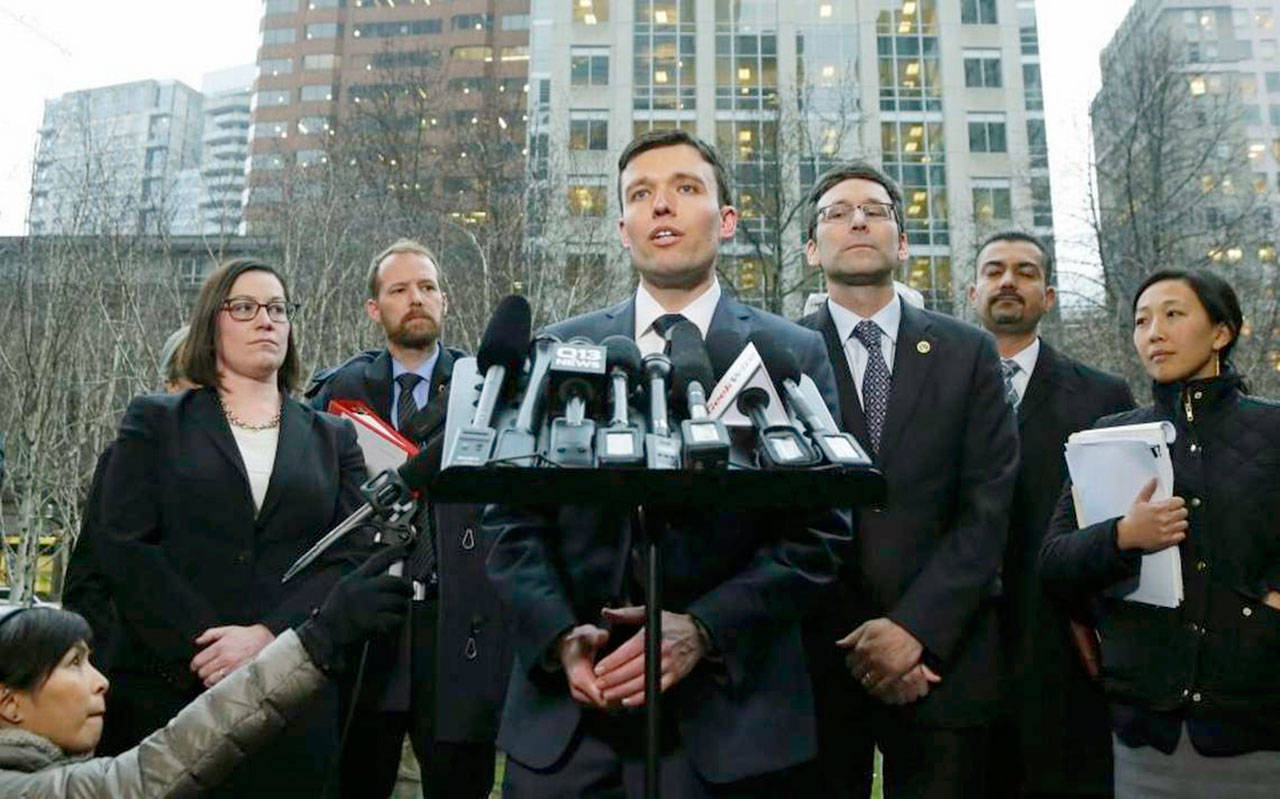 Noah Purcell, solicitor general of Washington state, will speak at Friday’s event.