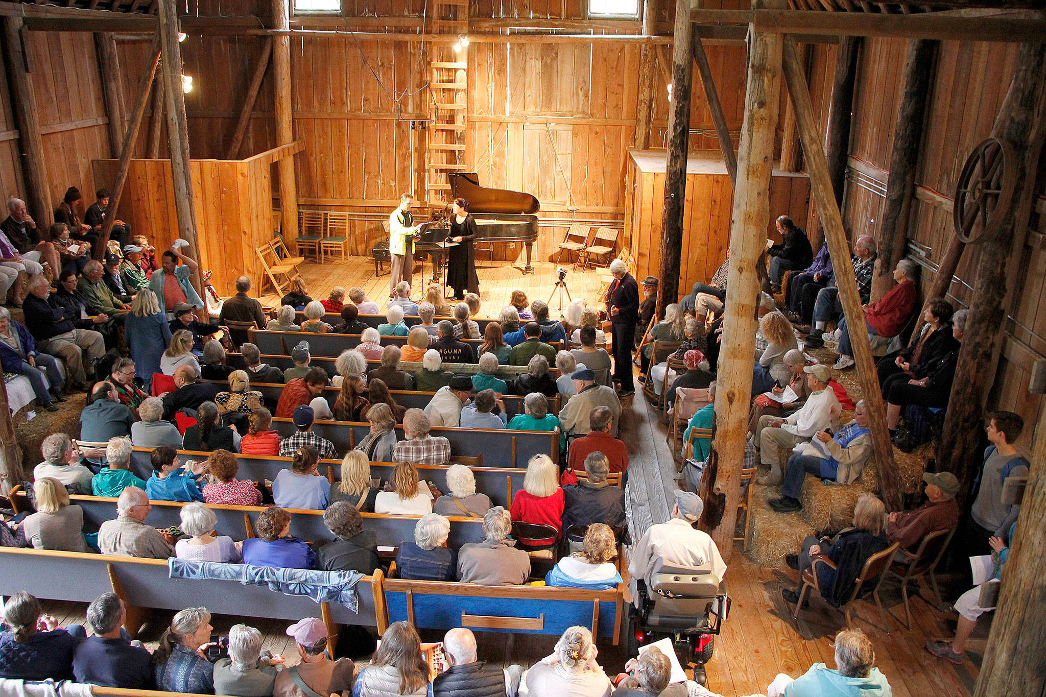 Alan Iglitzin’s historic barn in Quilcene will once again host chamber music concerts this summer.