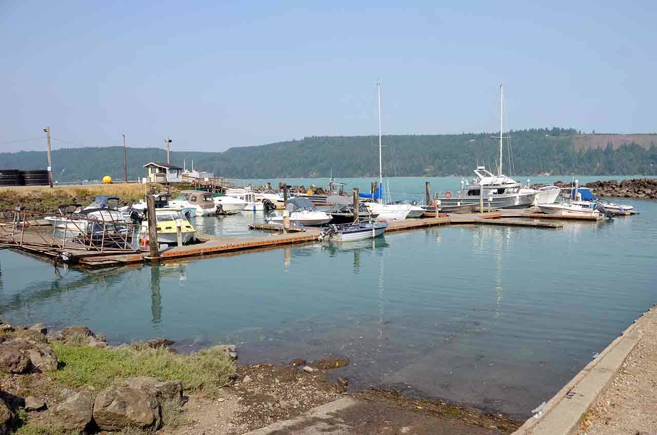 The Herb Beck Marina in Quilcene is due for an update, and the Port of Port Townsend will begin to look into revamping the marina thanks to a grant from the state’s Community Economic Revitalization Board. (Cydney McFarland/Peninsula Daily News)