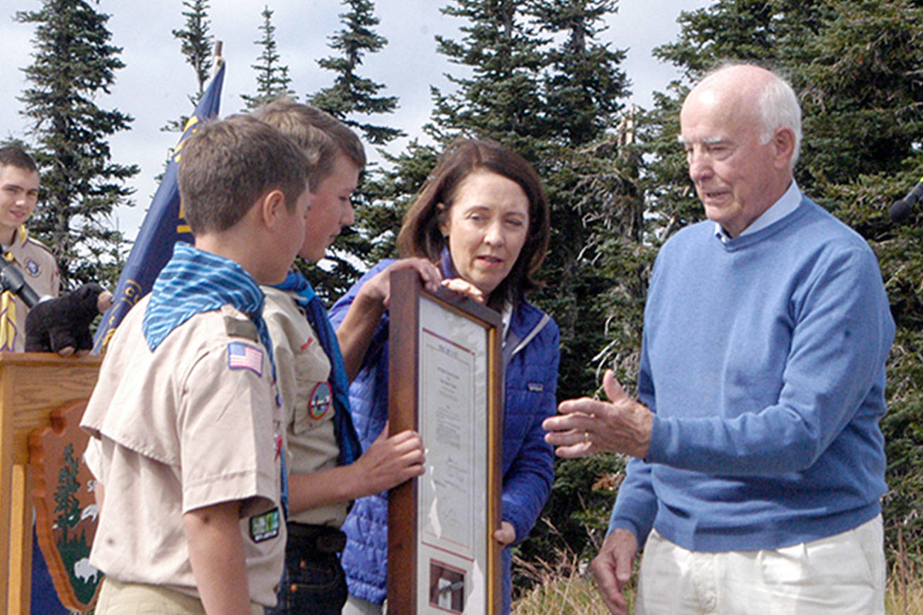 Ceremony marks designation of Daniel J. Evans Wilderness