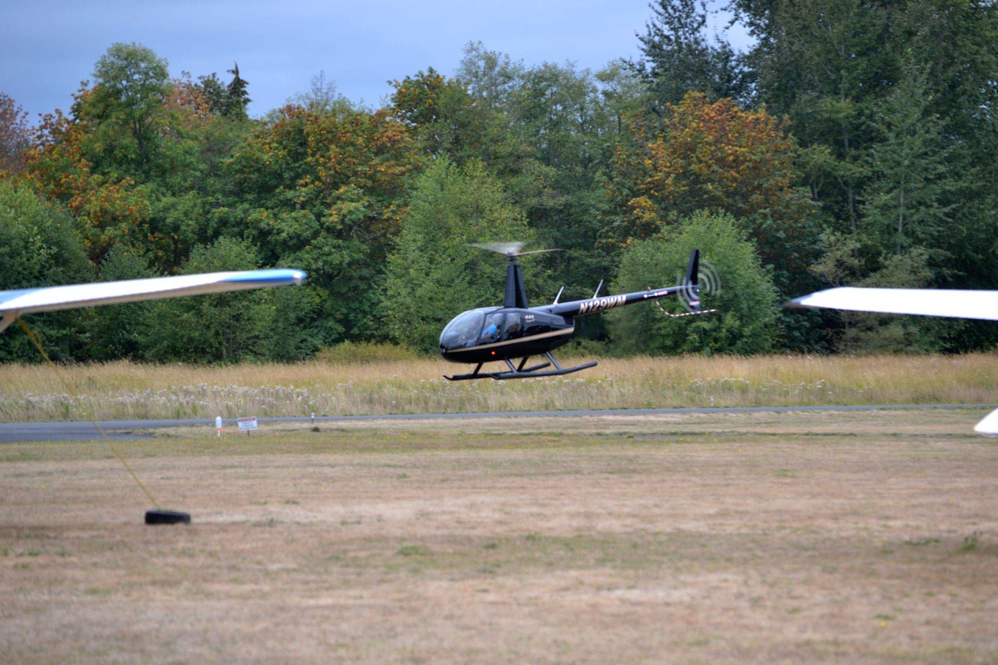 Atomic Helicopters returns this year to offer rides for a fee depending on the number of passengers and the route at the Olympic Peninsula Air Affaire. Sequim Gazette file photo by Matthew Nash