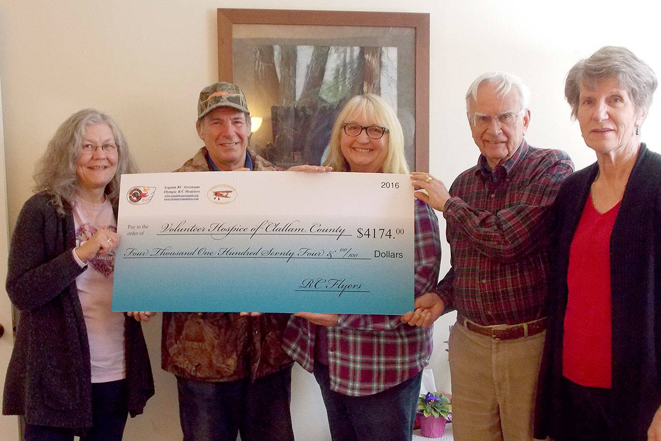 Volunteer Hospice of Clallam County receives donation