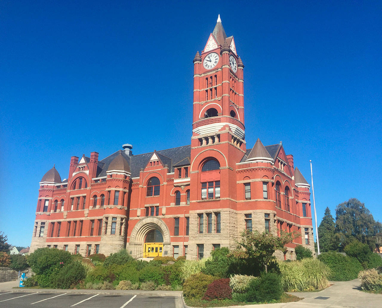 The Jefferson County Courthouse will get new security measures including metal detectors and security cameras. (Cydney McFarland/Peninsula Daily News)