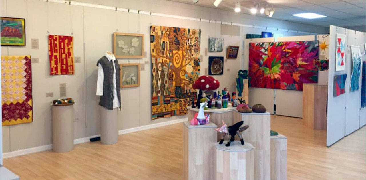 The 2016 North Olympic Fiber Arts Festival in Sequim included a variety of fiber art. On Saturday, you can view a fiber arts exhibit in Port Angeles at Studio Bob for Second Weekend Art Walk. The exhibit acts as an extension of Sequim’s festival, which occurs every October. (Renne Emiko Brock)
