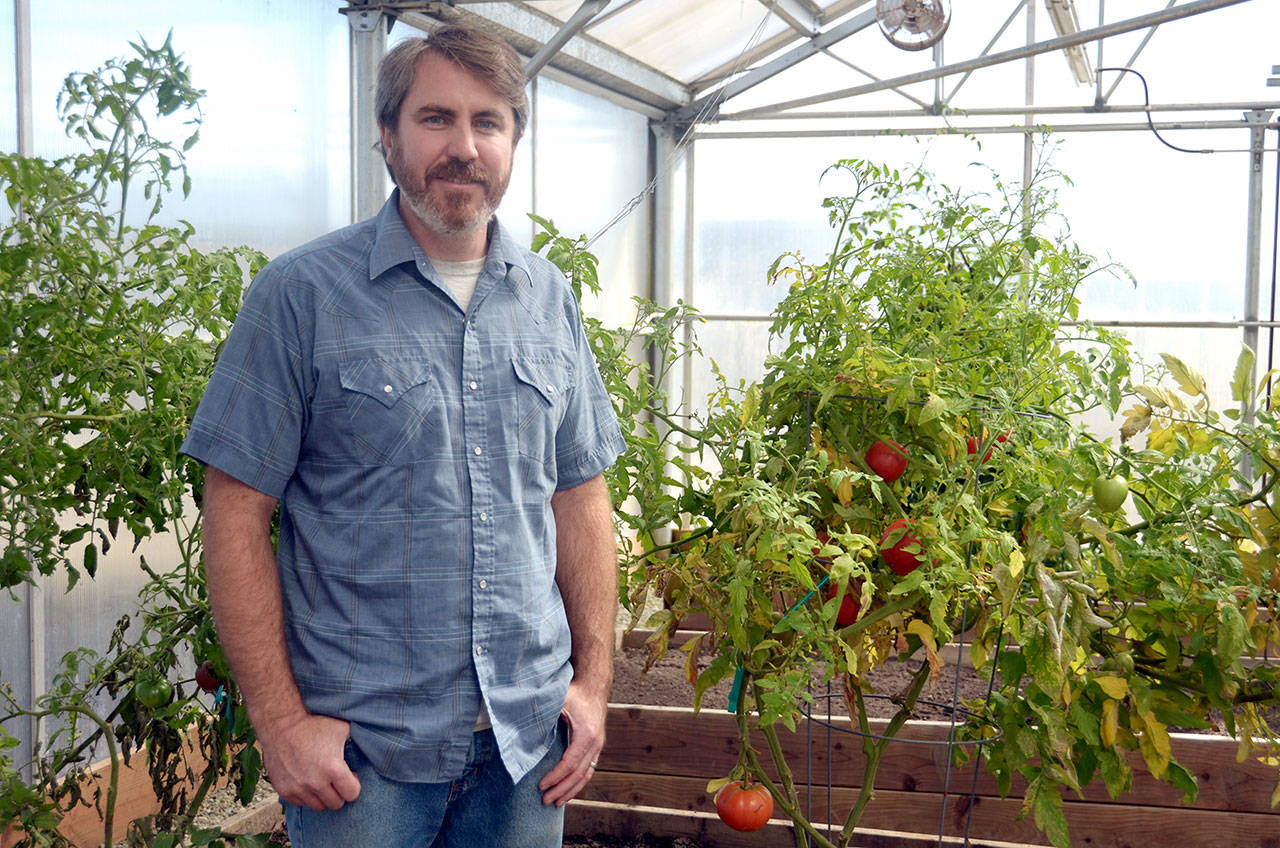 Chimacum High School art, food and horticulture teacher Gary Coyan was a finalist for this year’s Teacher of the Year Award, representing the Olympic Educational Service District, which includes schools in Jefferson, Clallam and Kitsap counties. (Cydney McFarland/Peninsula Daily News)