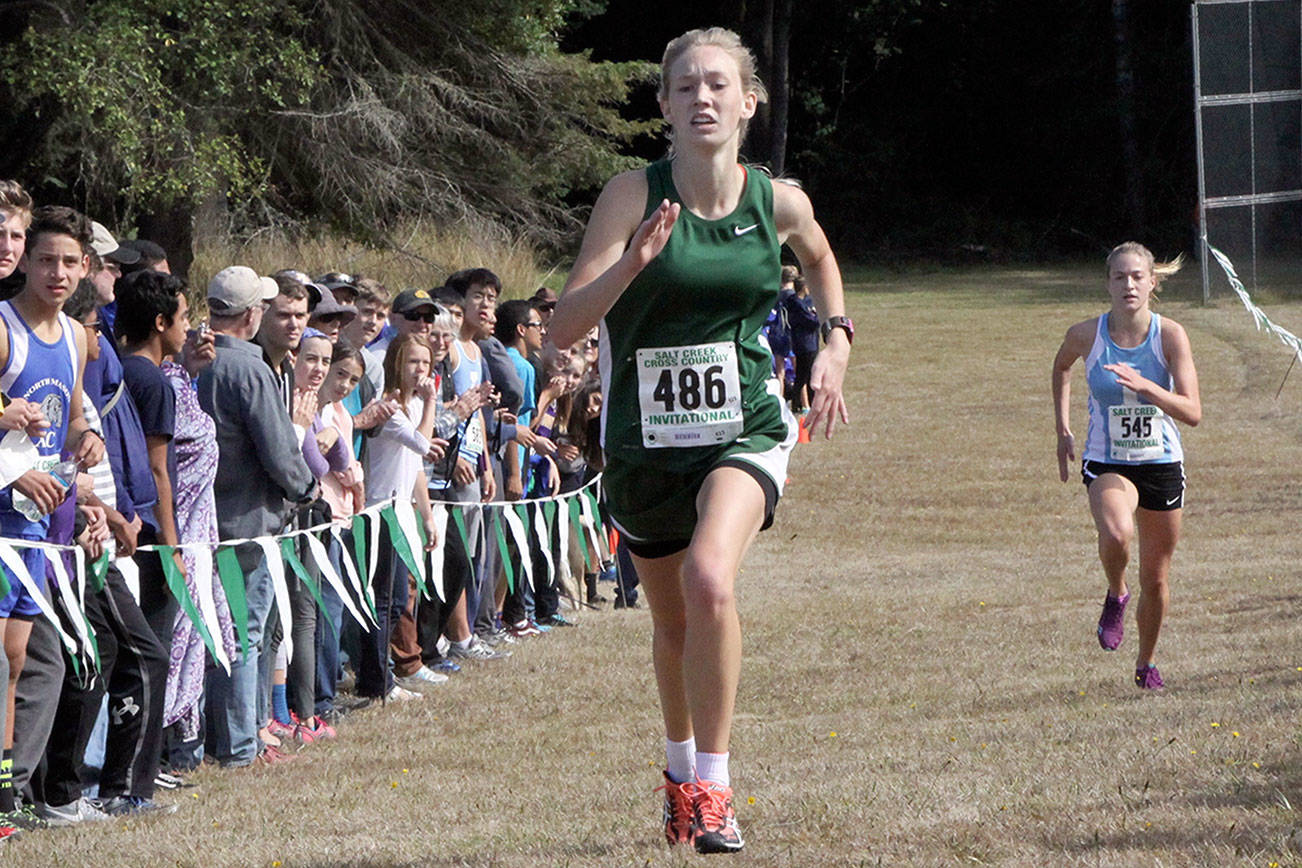 CROSS COUNTRY: Gracie Long … a long sprint to the finish at Salt Creek Invite