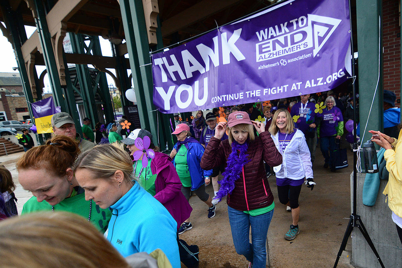 Walk to End Alzheimer’s gathers 100 in Port Angeles to speed cure
