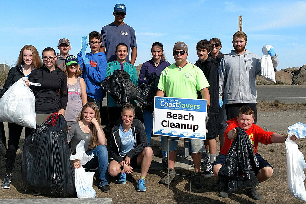 Cleanup removes some 6 tons of debris from Pacific, Strait beaches