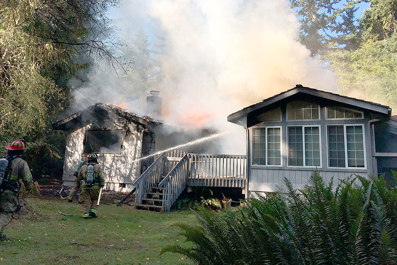 Fire damages Kala Point home; occupant goes to hospital