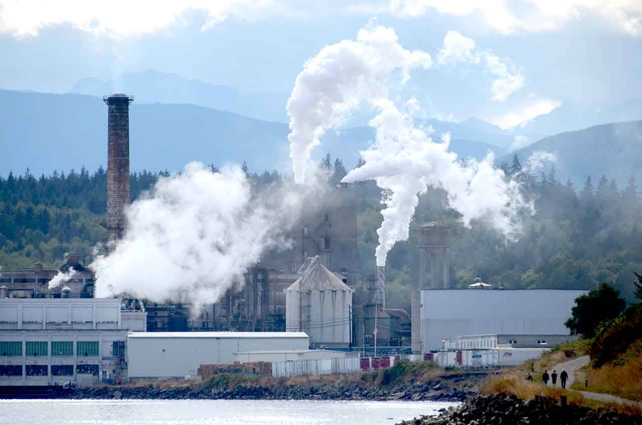 There was a significant uptick in complaints about odor coming from the Port Townsend Paper mill in September. (Cydney McFarland/Peninsula Daily News)