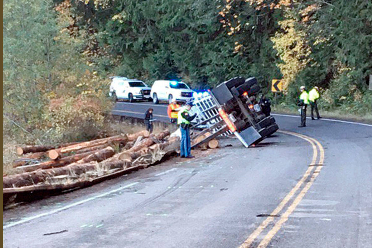 Log truck driver killed in wreck on Highway 101 at Lake Crescent