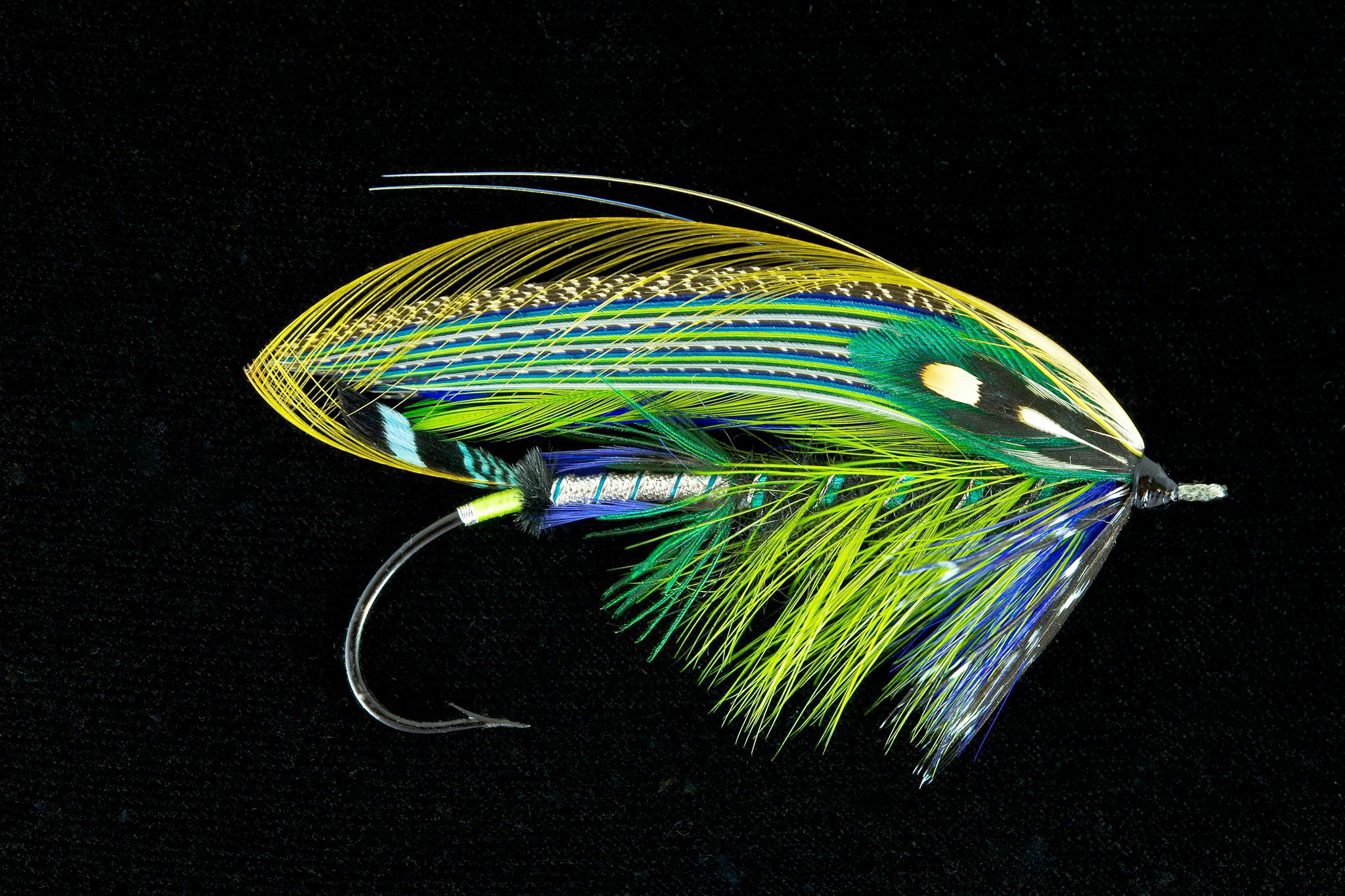 This Seattle Seahawks-themed fly was created by Issaquah's Rockwell Hammond as a gift for Seahawks coach Pete Carroll. ()