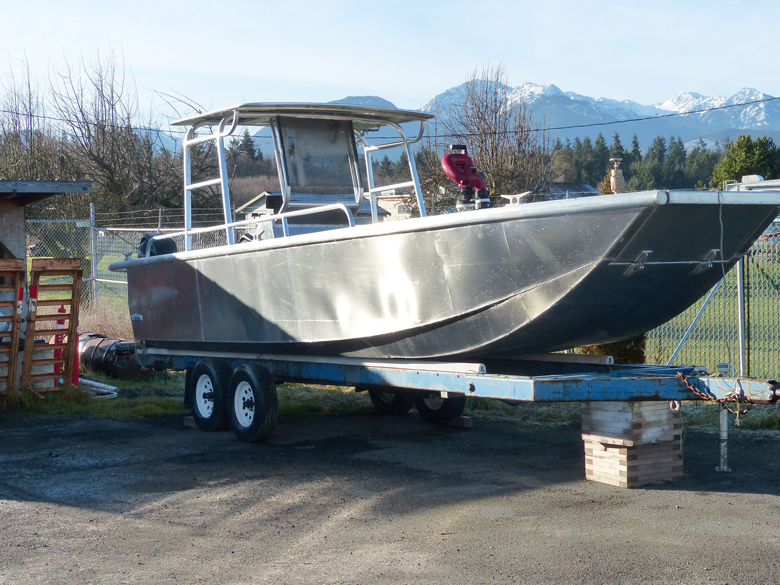 A shallow draft fire boat that Armstrong Marine