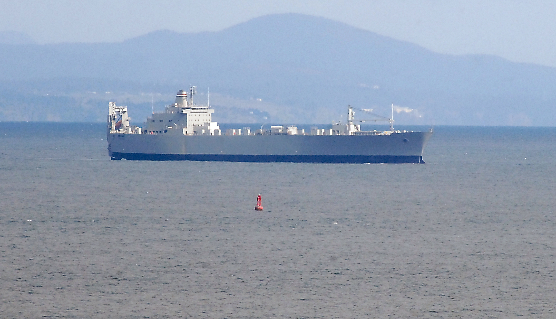 Cape Intrepid entering Port Angeles Harbor on Saturday. (Keith Thorpe/Peninsula Daily News)