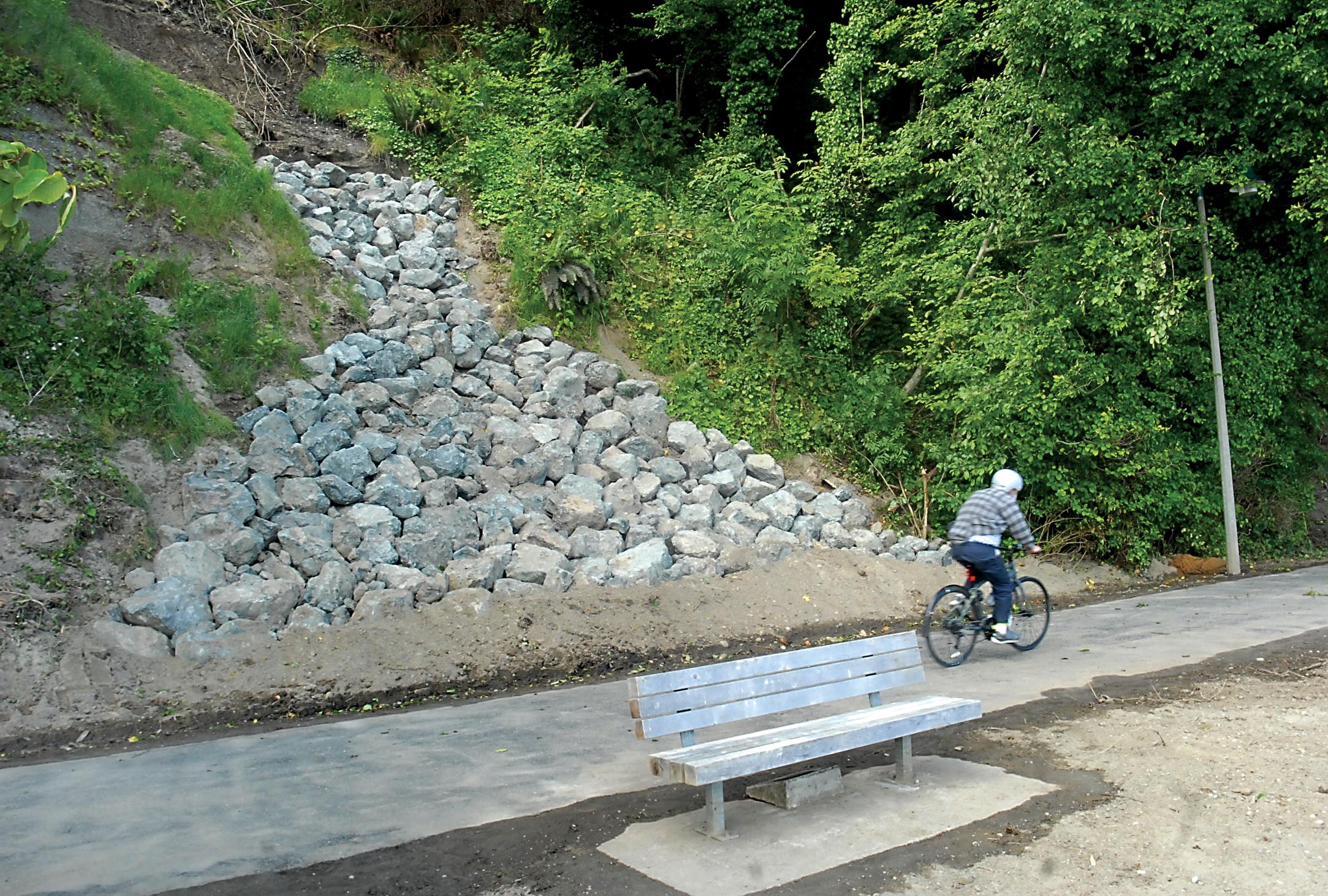 Clallam County crews reopened the Waterfront Trail