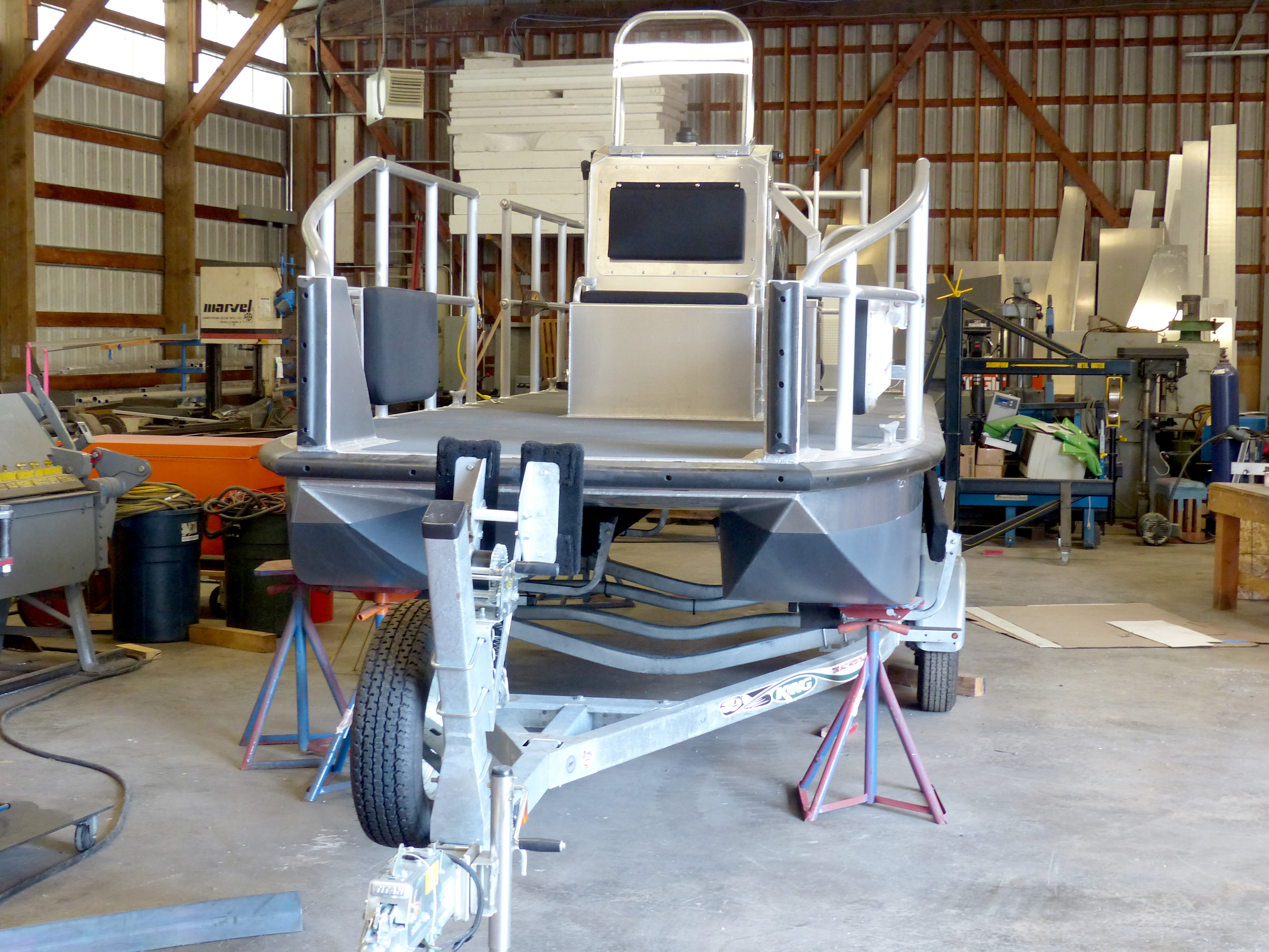This oil-spill response boat