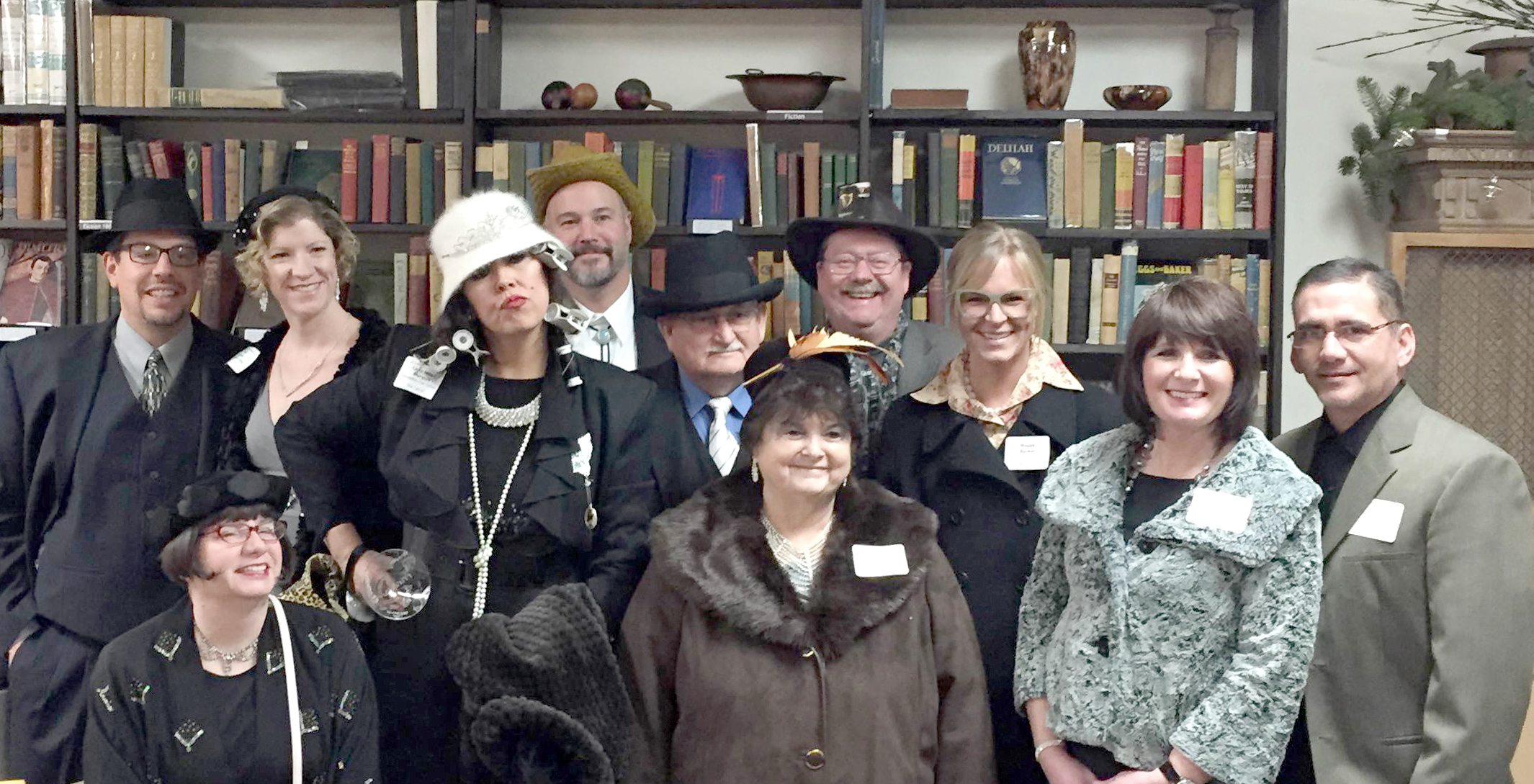 Participants in 2015's “Whodunnit Downtown” — from left