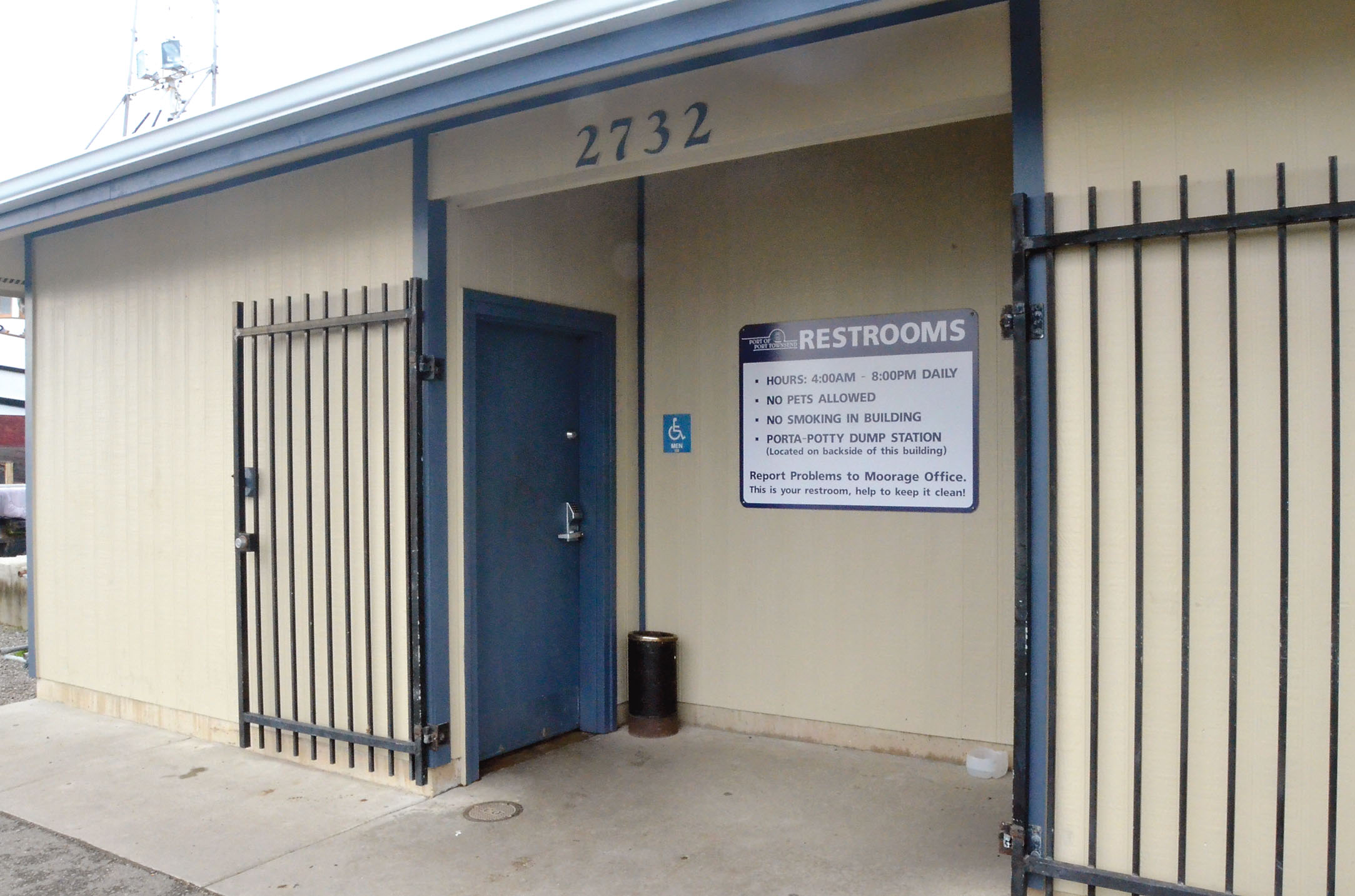 Port of Port Townsend commissioners are considering whether to restrict access to Boat Havens bathrooms.  Charlie Bermant/Peninsula Daily News ()