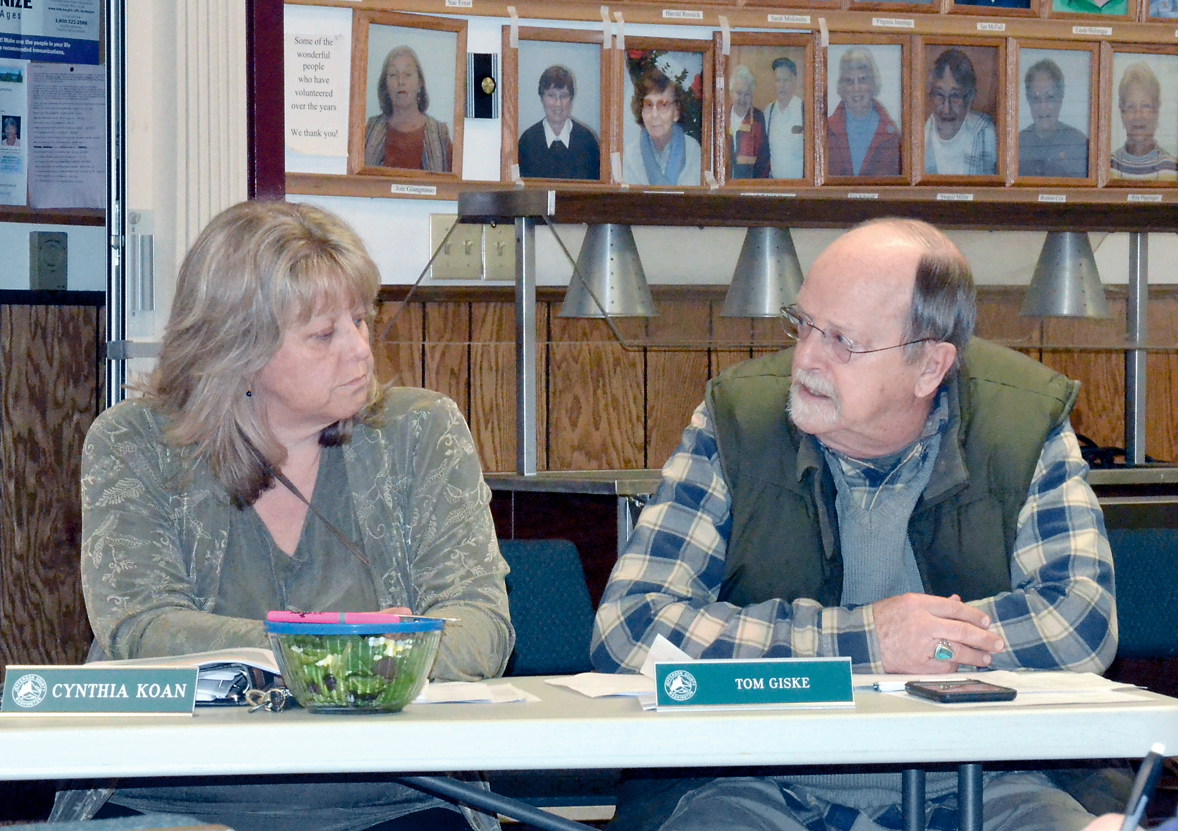 Jefferson County Planning Commission members Cynthia Koan