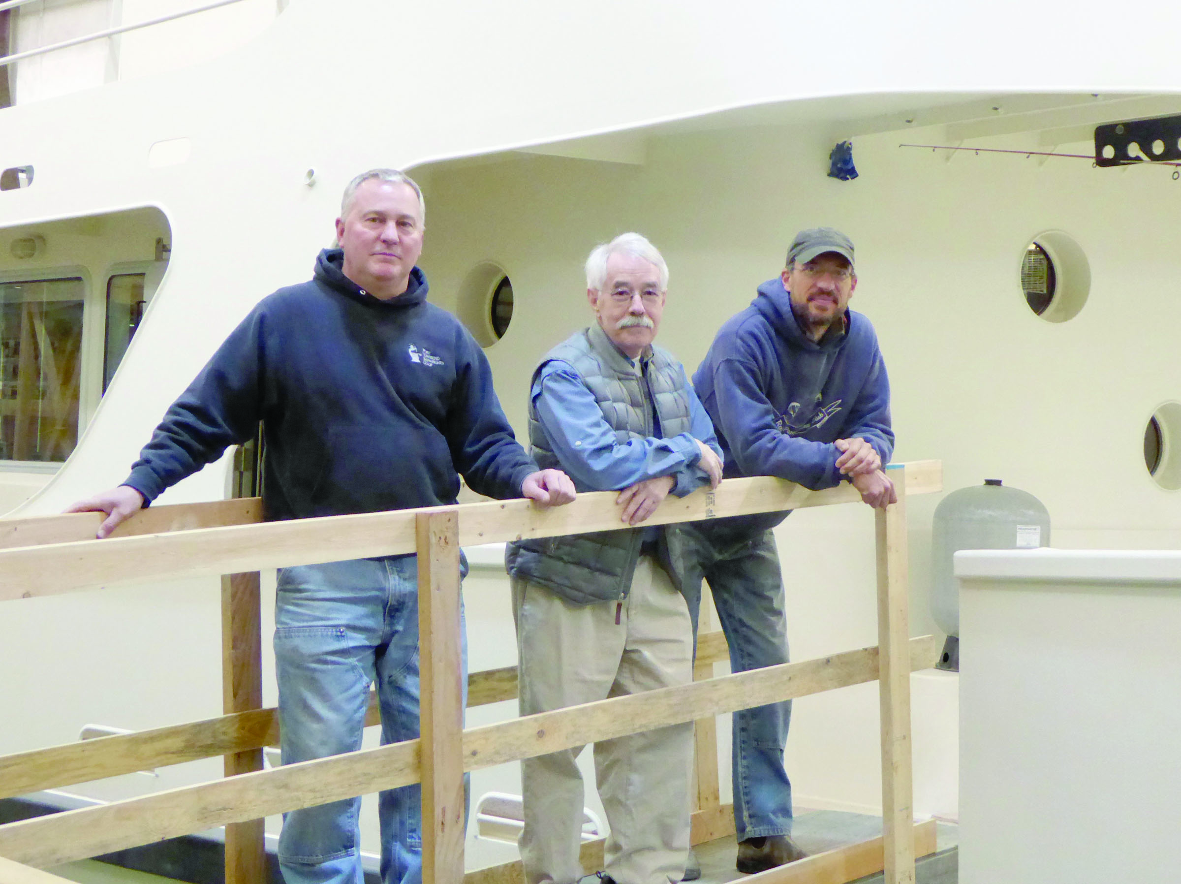 Port Townsend Shipwrights Co-op member-owners Matt Henderson