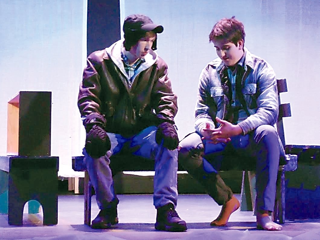 Port Angeles High School students Ben Arnold