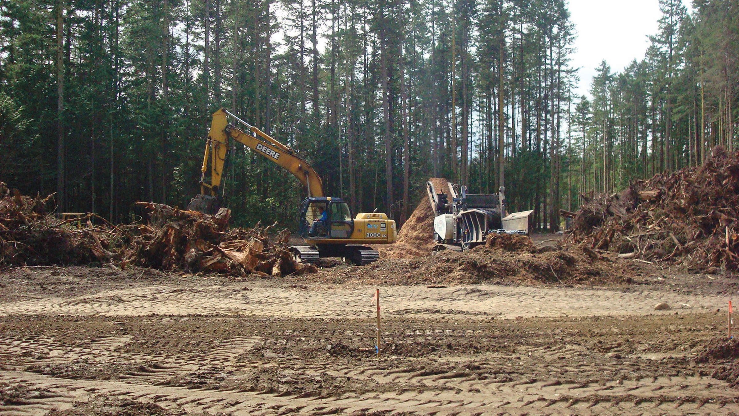 Work on the Miller Peninsula trailhead. State Parks photo ()