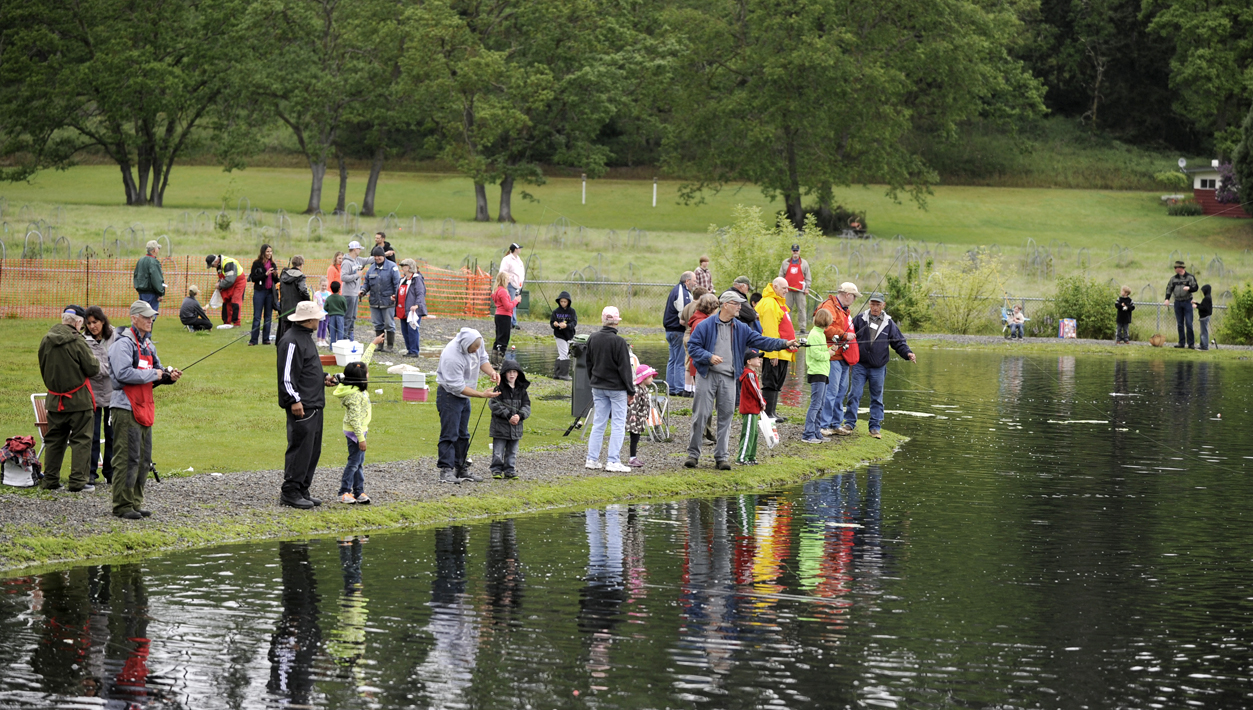 The popular Kids Fishing Day event