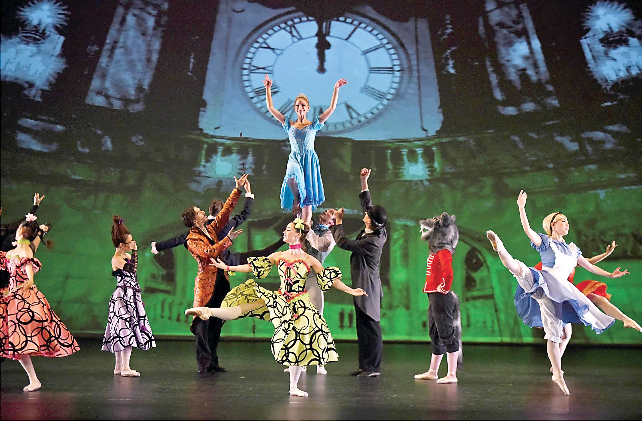 Ballet Victoria dancers on May 20 run through a dress rehearsal for the troupe's production of “Cinderella” at the Royal Theatre. The troupe is performing a mixed program Saturday and Sunday at noon as part of the Juan De Fuca Festival. (Victoria News)