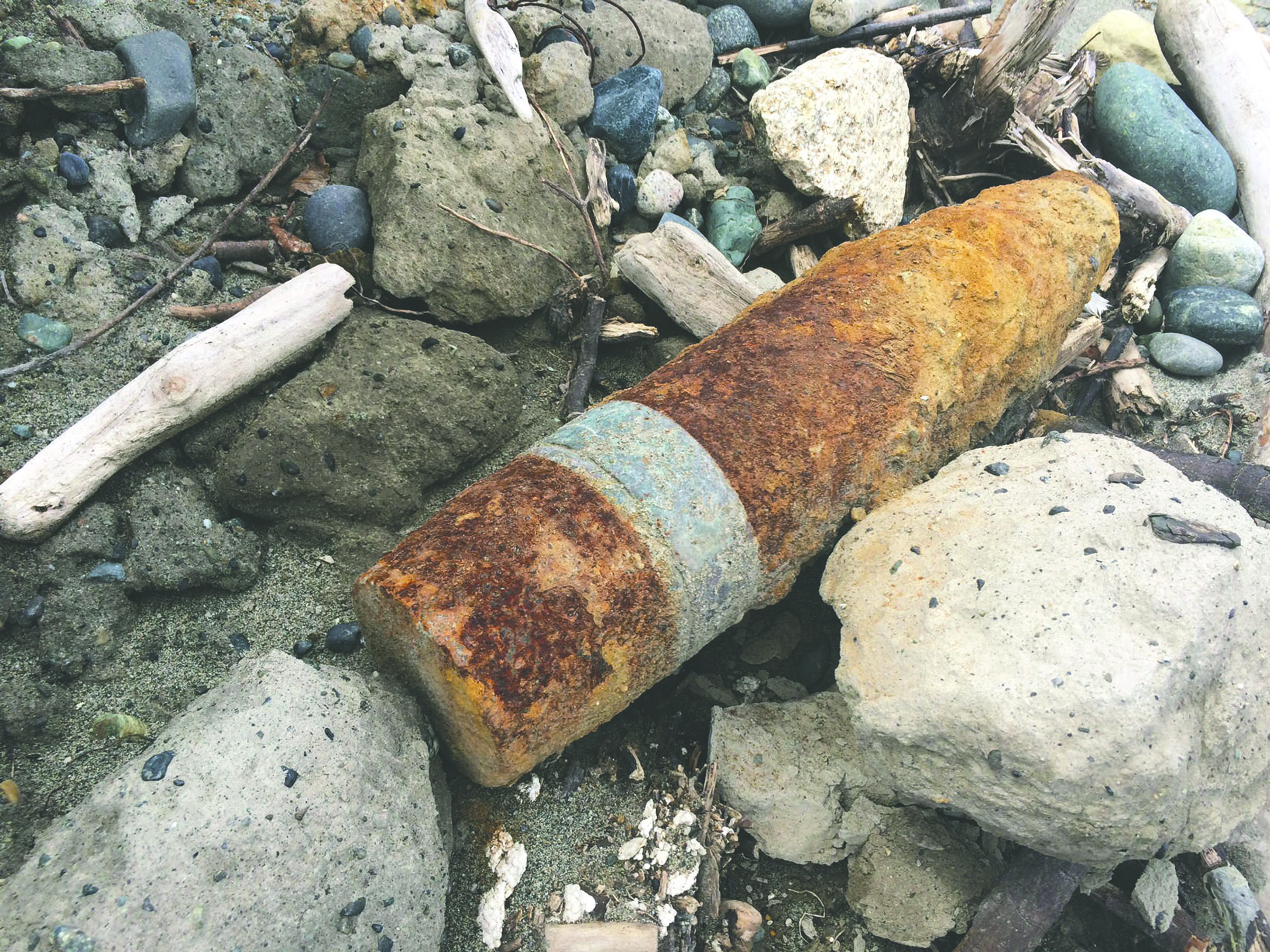 The Navy said this shell