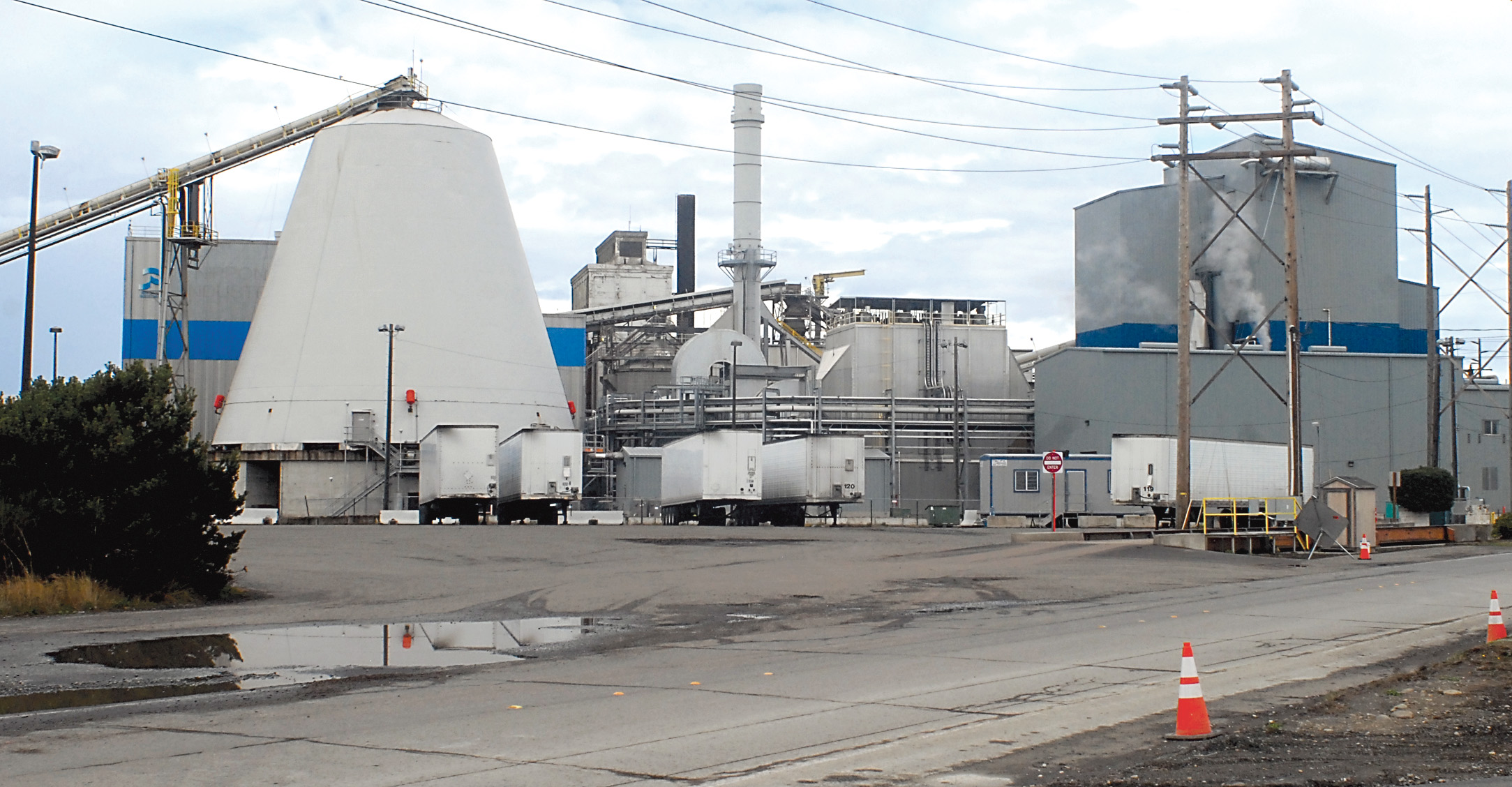 The Nippon Paper Industries USA cogeneration plant in Port Angeles
