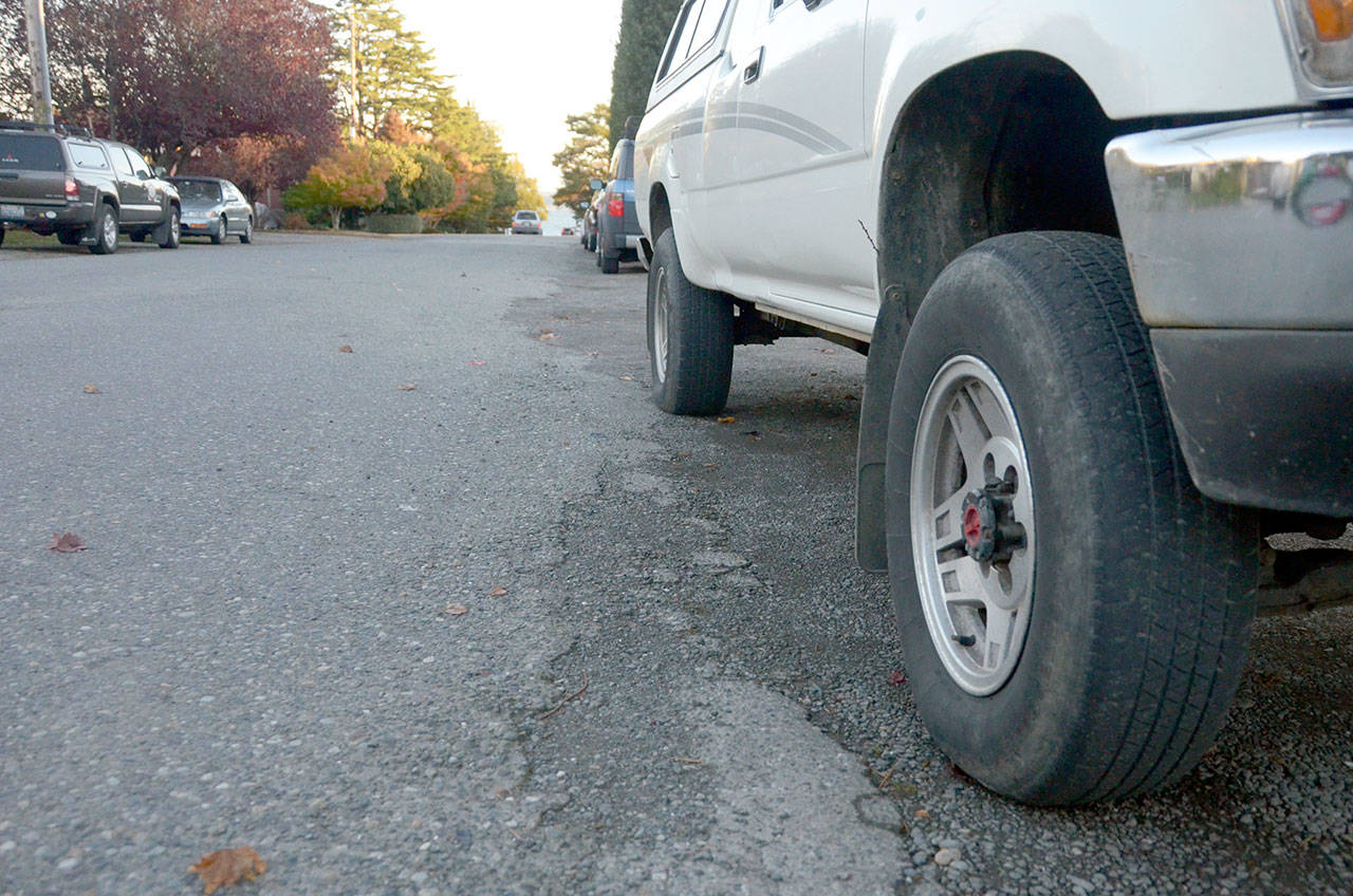Port Townsend police are seeking information on the person or persons responsible for slashing car tires in Port Townsend. (Cydney McFarland/Peninsula Daily News)
