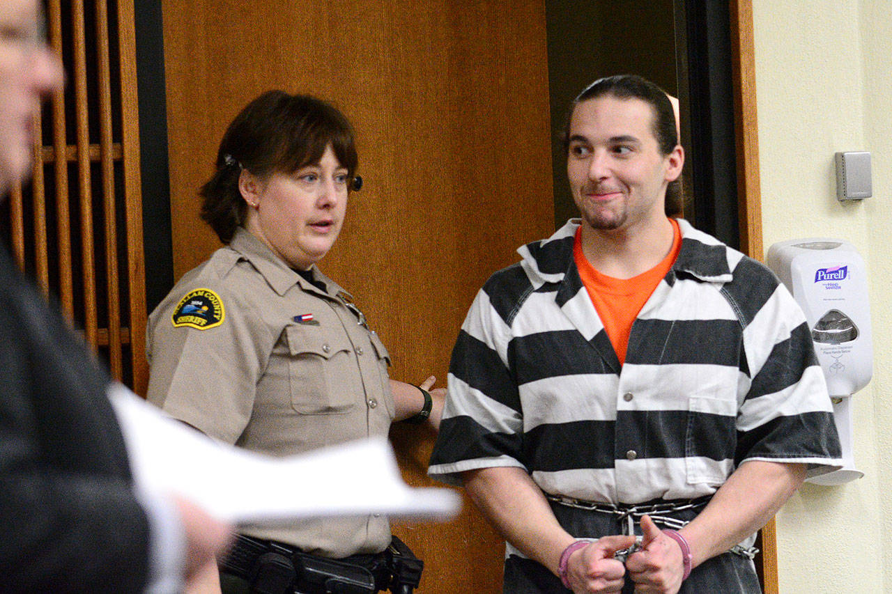 Gerald Neil Walkup, 27, pleaded guilty Monday to drug, weapons and assault charges and will be sentenced later this month. (Jesse Major/Peninsula Daily News)​