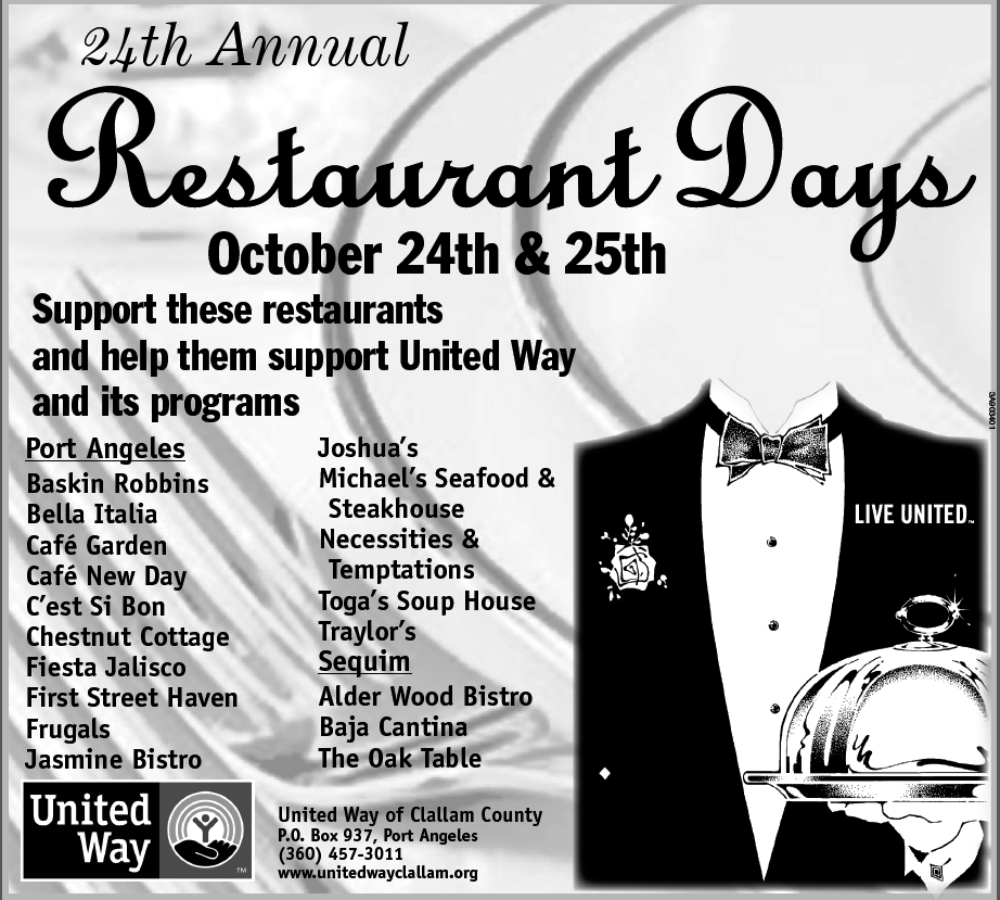 Dining Out In Port Angeles And Sequim To Help A Good Cause