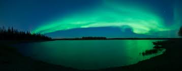 This photo of an aurora was taken in Alaska. NASA