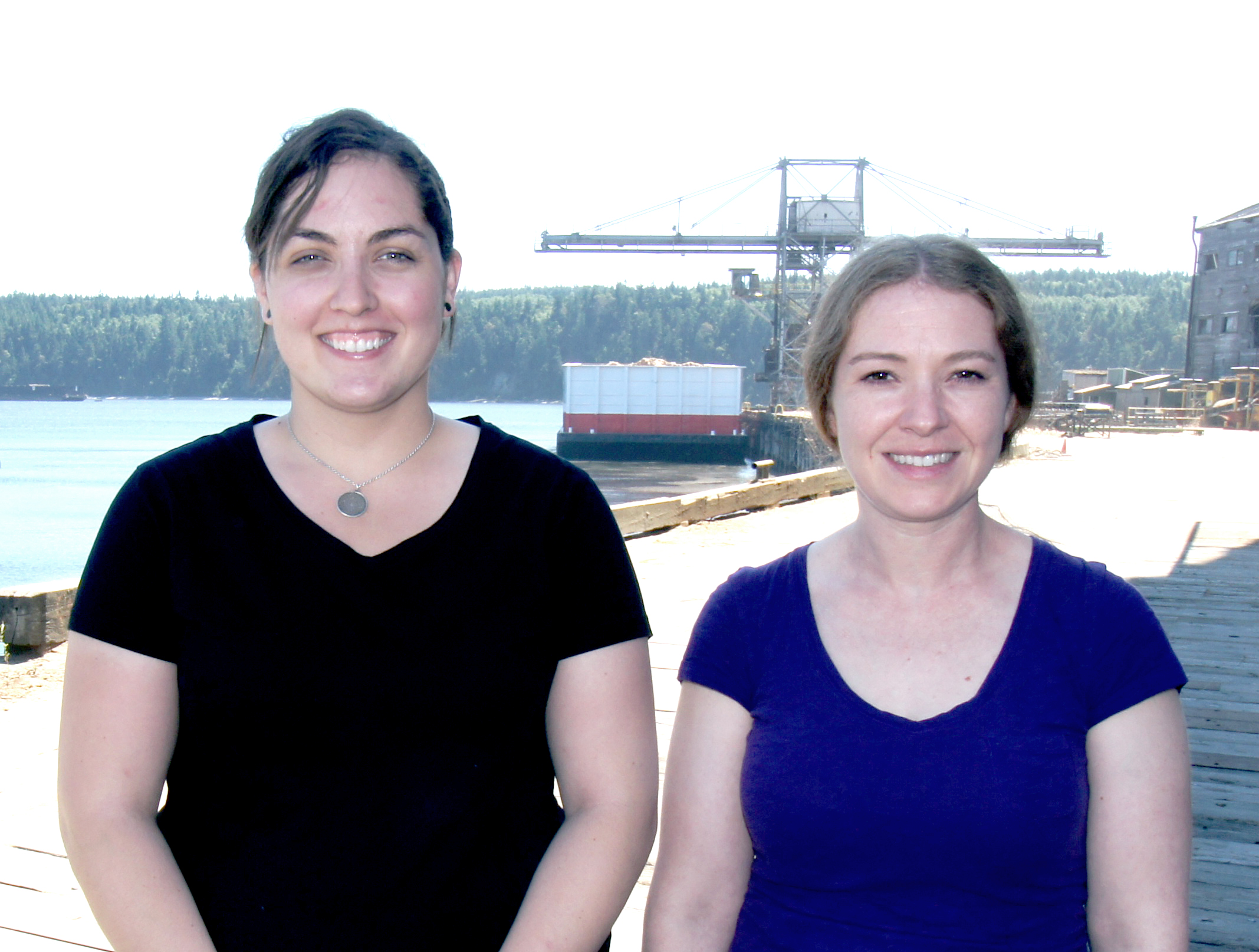 Port Townsend Paper has two summer interns this year: Brittany Huls